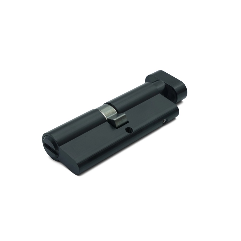 Cilindro de cerradura de inodoro de electroforesis negro