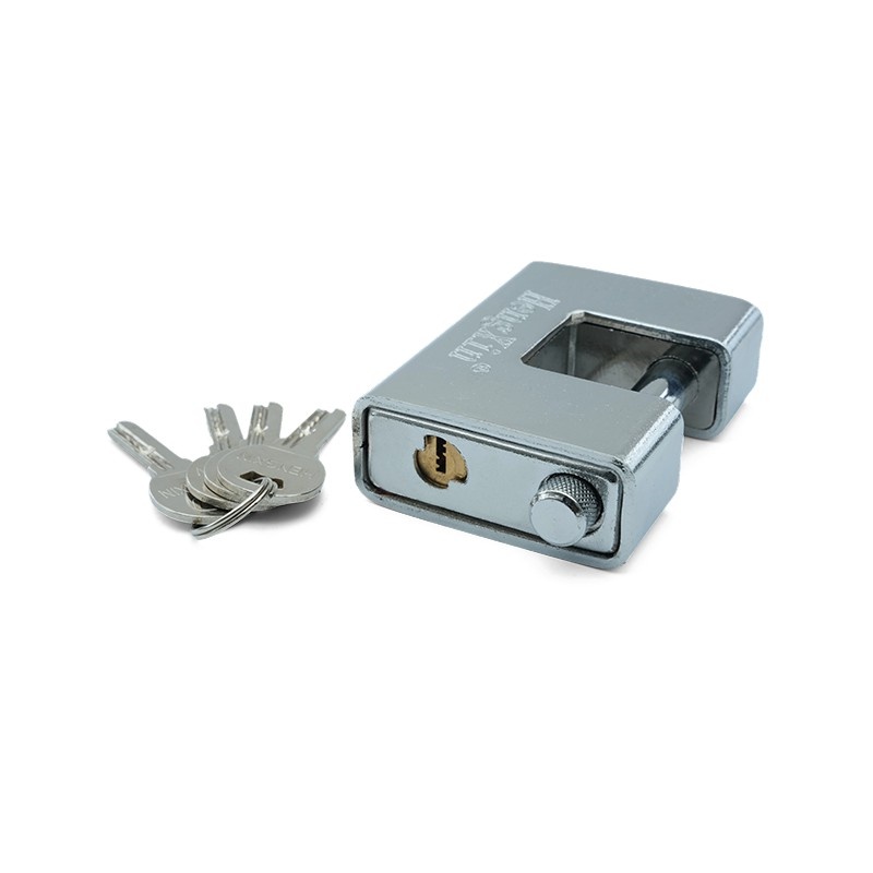 Cerradura rectangular de carcasa completa pulida con chorro de arena